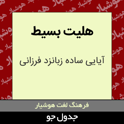 تصویری از هلیت بسیط