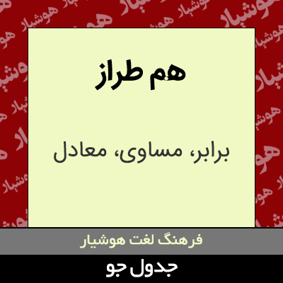 تصویری از هم طراز