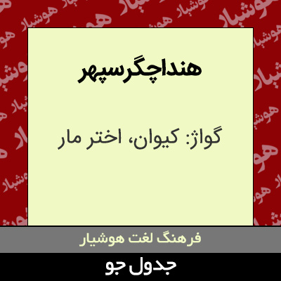 تصویری از هنداچگر سپهر