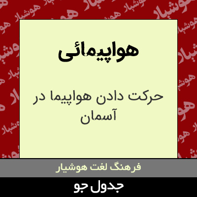 تصویری از هواپیمائی