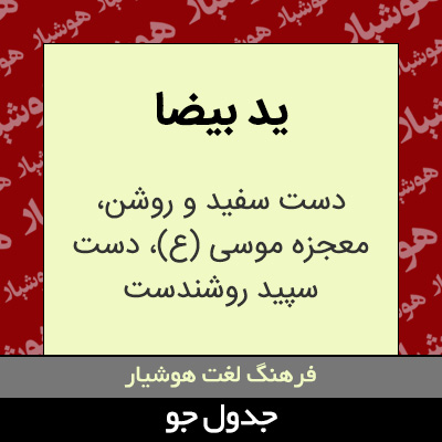 تصویری از ید بیضا