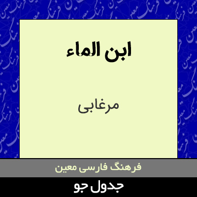 تصویری از ابن الماء