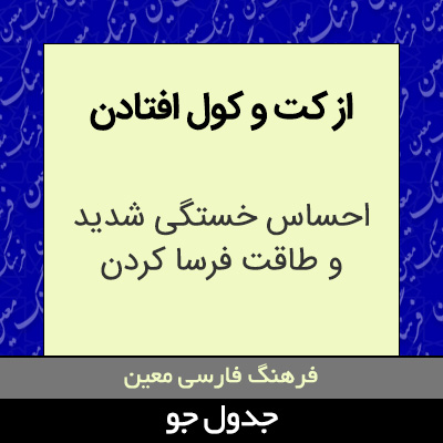 تصویری از از کت و کول افتادن