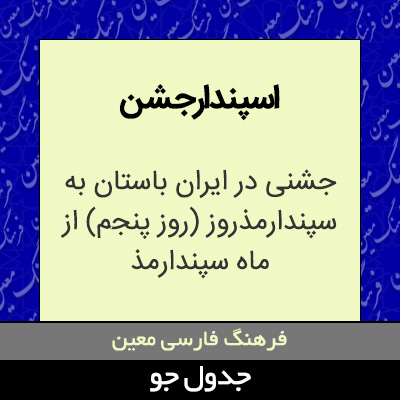 تصویری از اسپندارجشن