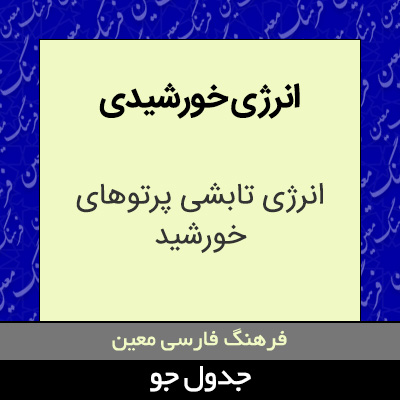 تصویری از انرژی خورشیدی