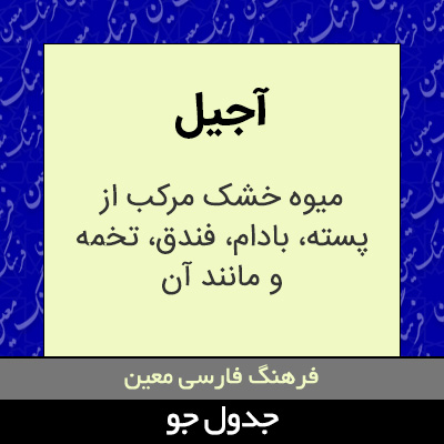 تصویری از آجیل