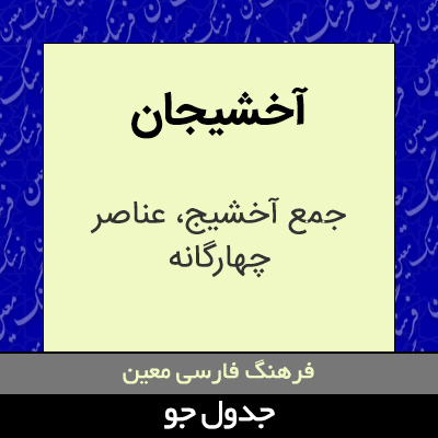 تصویری از آخشیجان