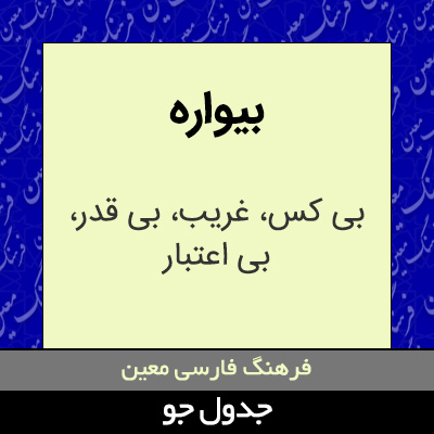 تصویری از بیواره