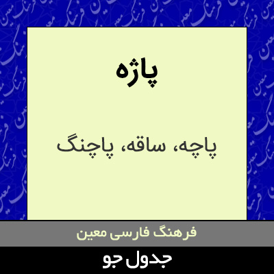 تصویری از پاژه