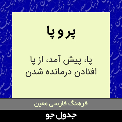 تصویری از پر و پا