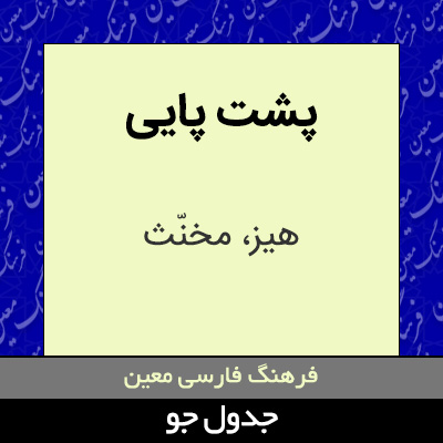 تصویری از پشت پایی