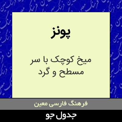 تصویری از پونز