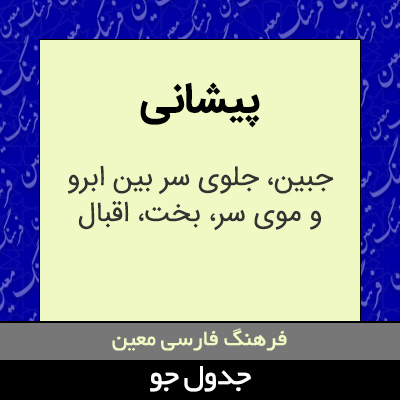 تصویری از پیشانی