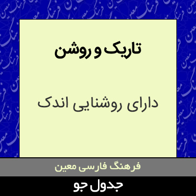 تصویری از تاریک و روشن