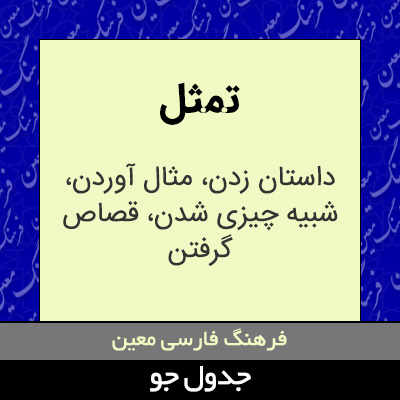 تصویری از تمثل