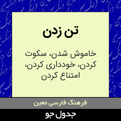 تصویری از تن زدن