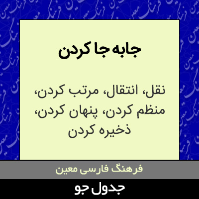 تصویری از جابه جا کردن