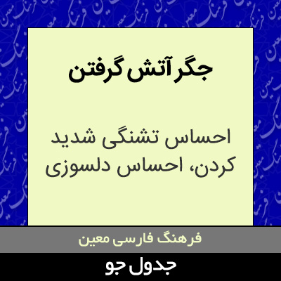 تصویری از جگر آتش گرفتن