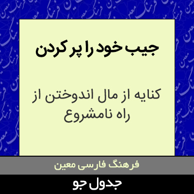 تصویری از جیب خود را پر کردن