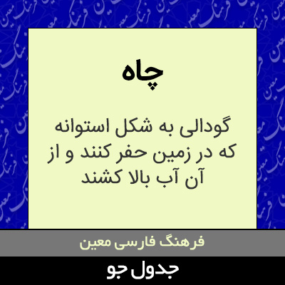 تصویری از چاه