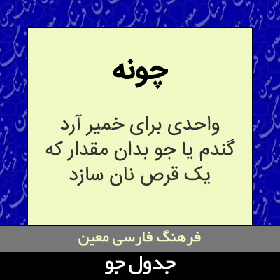 تصویری از چونه