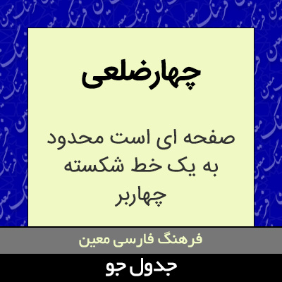 تصویری از چهارضلعی