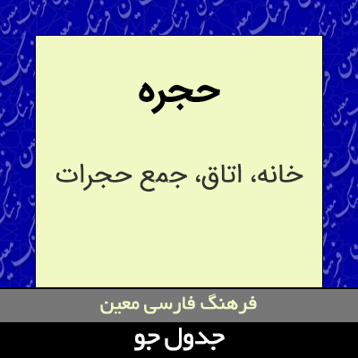 تصویری از حجره