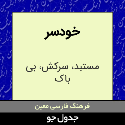 تصویری از خودسر