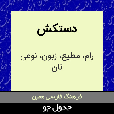 تصویری از دستکش