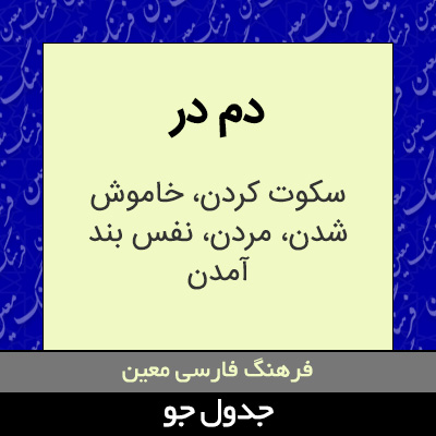 تصویری از دم در