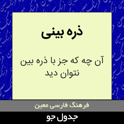 تصویری از ذره بینی