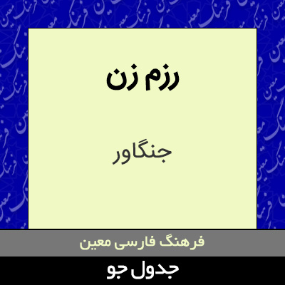 تصویری از رزم زن