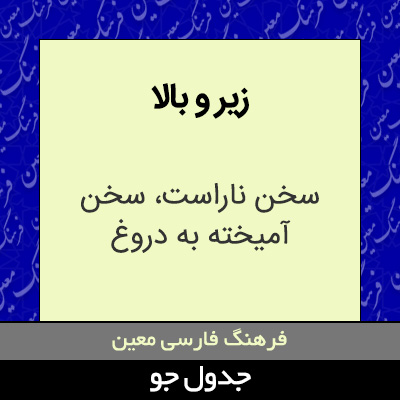 تصویری از زیر و بالا