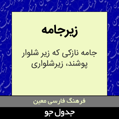 تصویری از زیرجامه