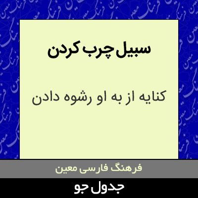 تصویری از سبیل چرب کردن