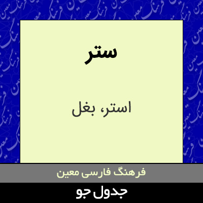 تصویری از ستر