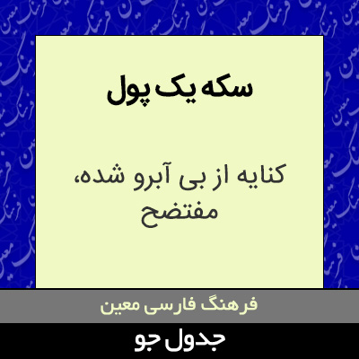 تصویری از سکه یک پول