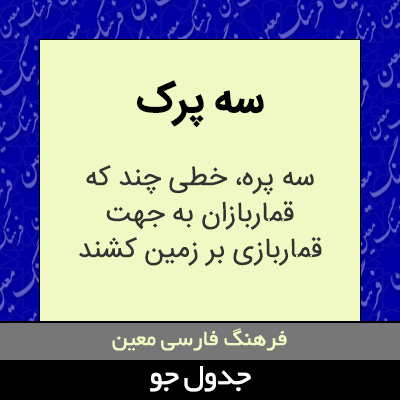 تصویری از سه پرک