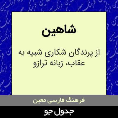 تصویری از شاهین