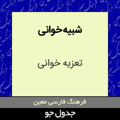 تصویری از شبیه خوانی