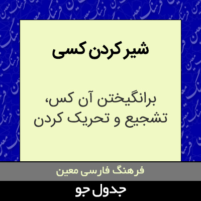 تصویری از شیر کردن کسی