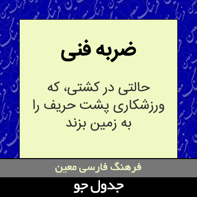 تصویری از ضربه فنی