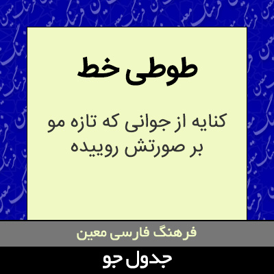 تصویری از طوطی خط