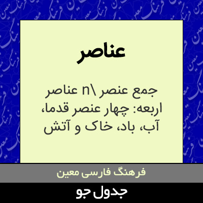 تصویری از عناصر