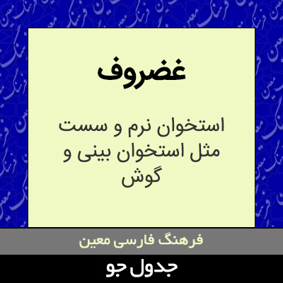 تصویری از غضروف