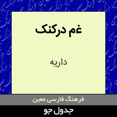 تصویری از غم درکنک