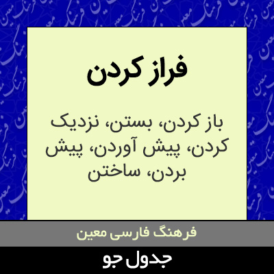 تصویری از فراز کردن