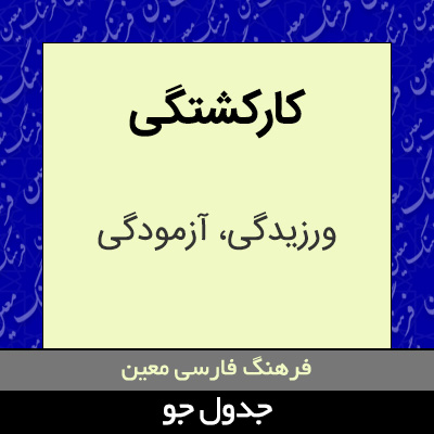 تصویری از کارکشتگی