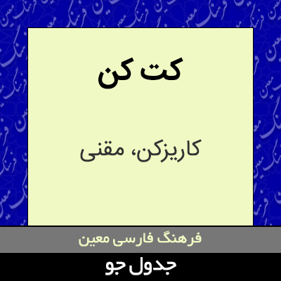 تصویری از کت کن