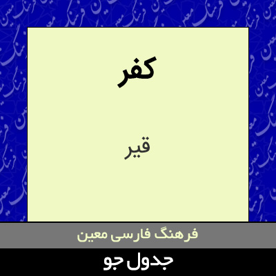 تصویری از کفر